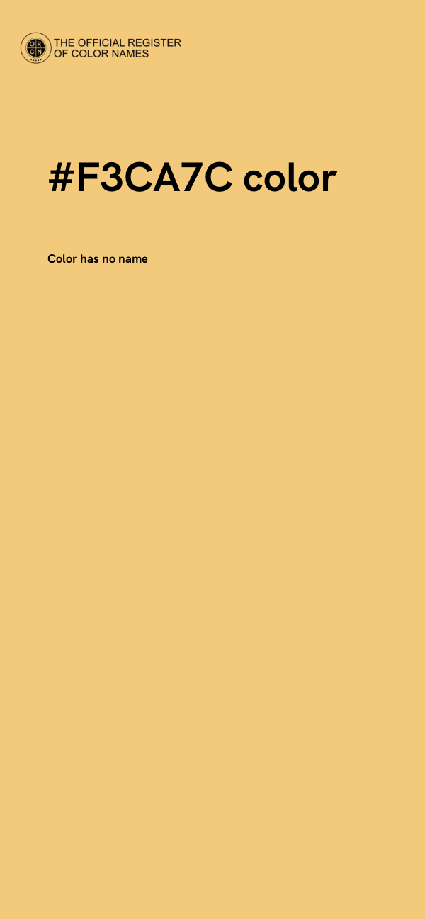 #F3CA7C color image