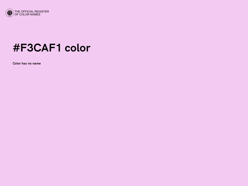 #F3CAF1 color image