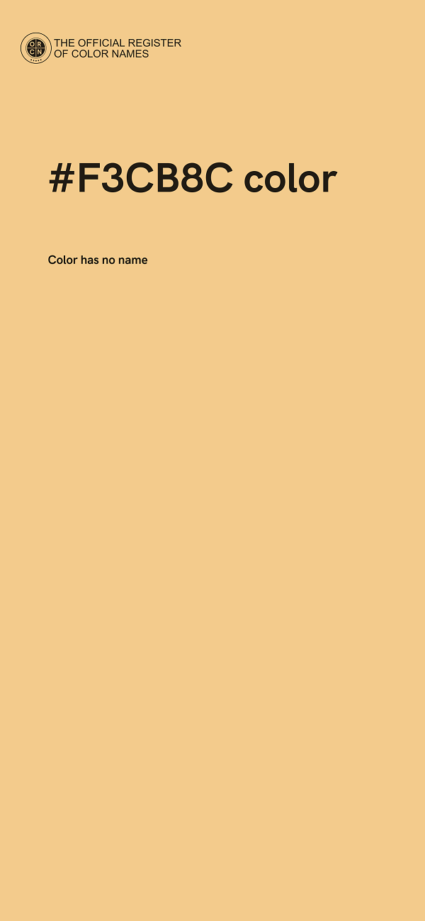 #F3CB8C color image