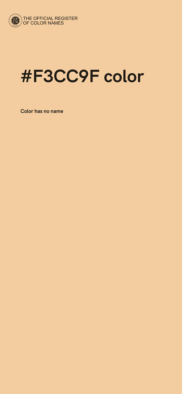 #F3CC9F color image