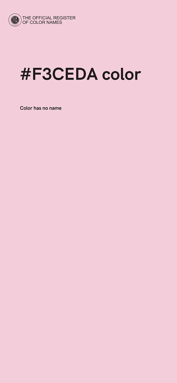 #F3CEDA color image