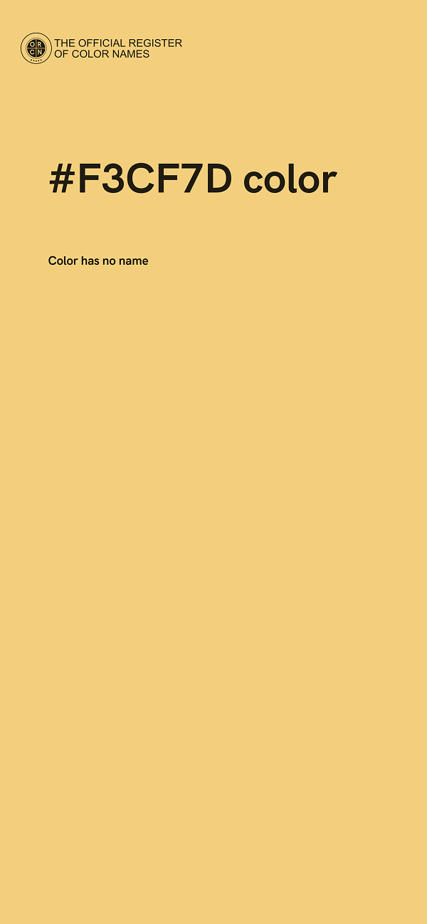 #F3CF7D color image