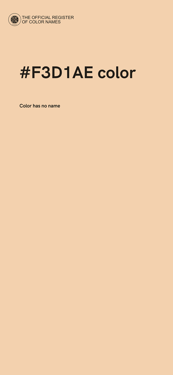 #F3D1AE color image
