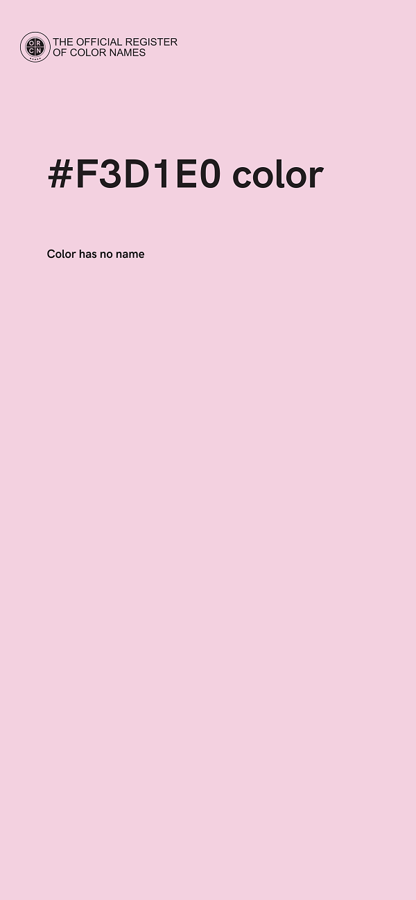 #F3D1E0 color image
