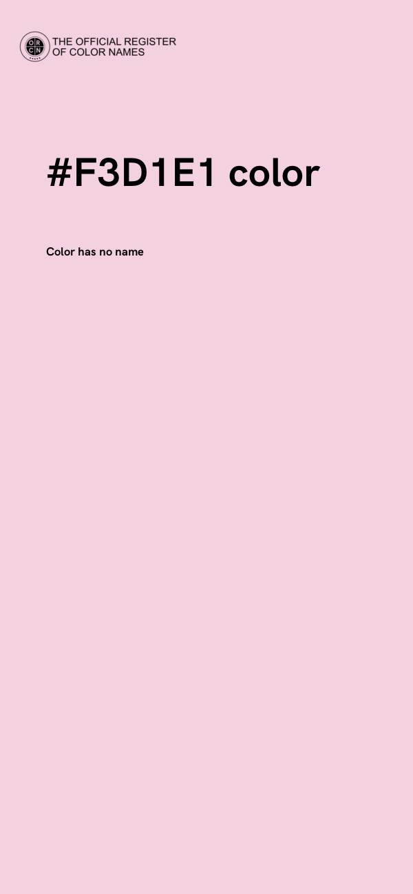 #F3D1E1 color image