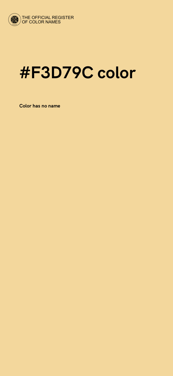 #F3D79C color image