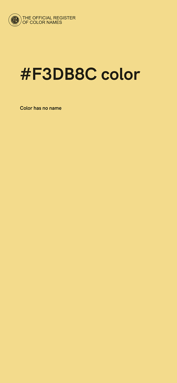 #F3DB8C color image