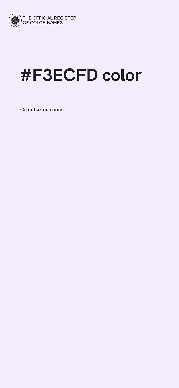 #F3ECFD color image