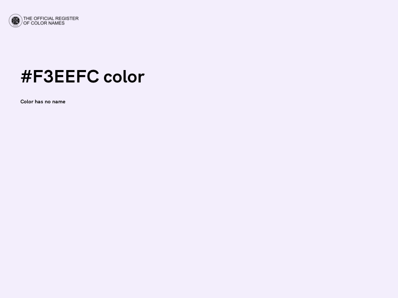 #F3EEFC color image