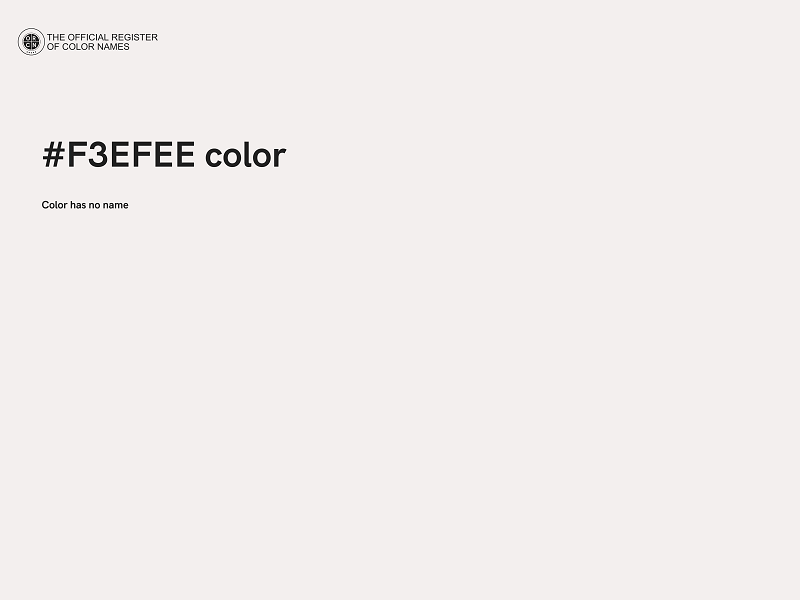 #F3EFEE color image