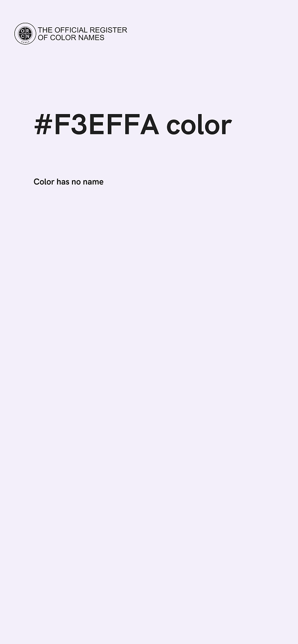 #F3EFFA color image