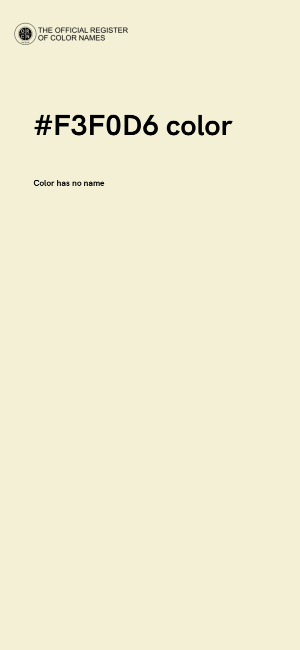 #F3F0D6 color image