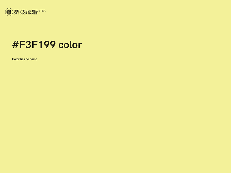 #F3F199 color image