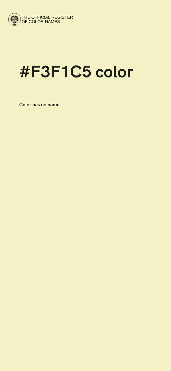 #F3F1C5 color image