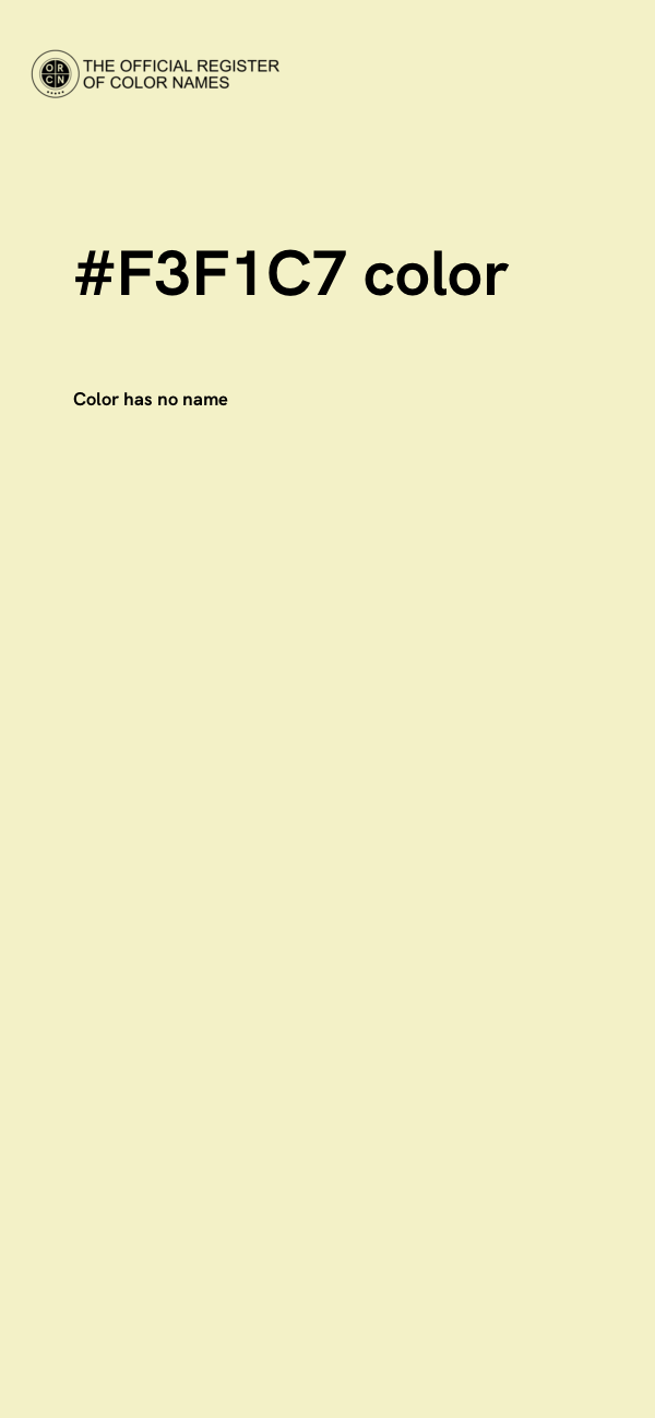 #F3F1C7 color image