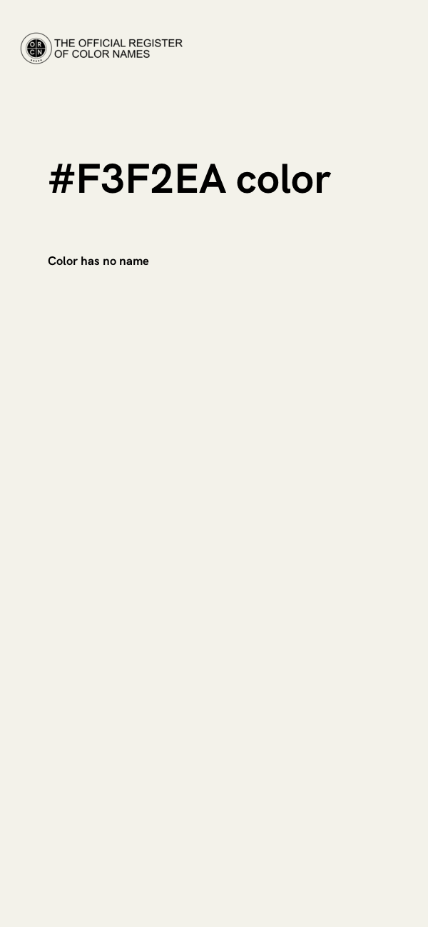 #F3F2EA color image