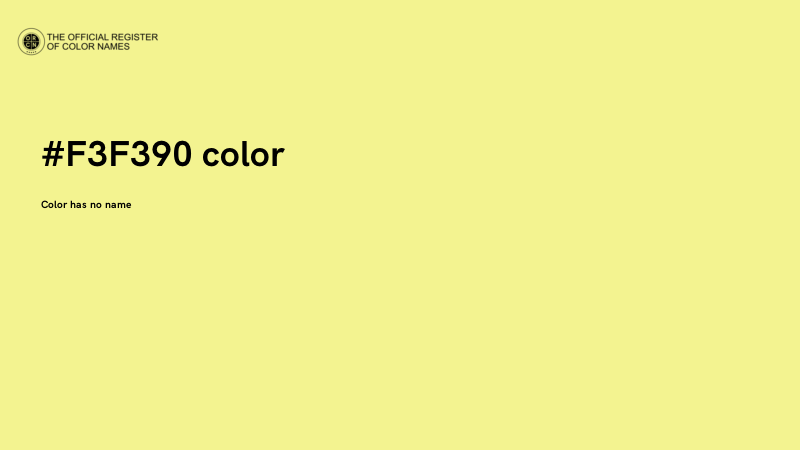 #F3F390 color image