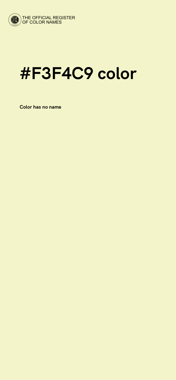 #F3F4C9 color image