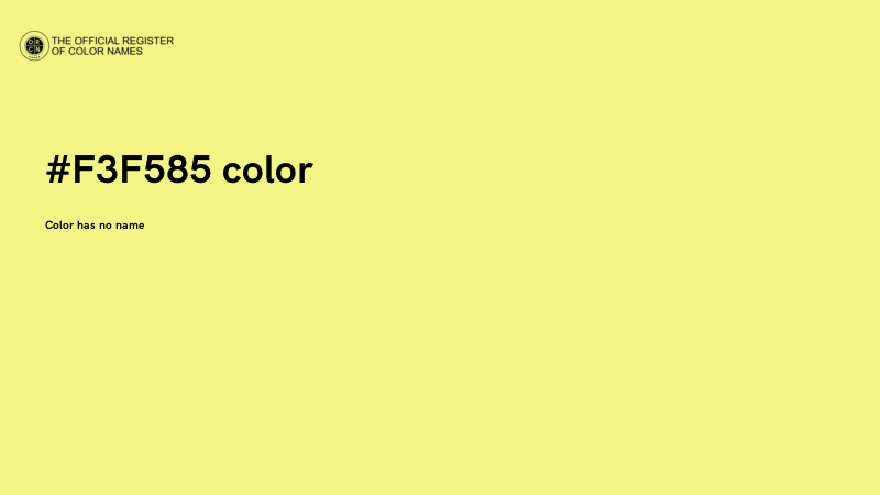 #F3F585 color image