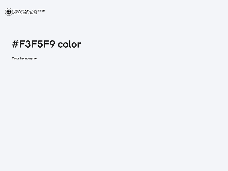 #F3F5F9 color image
