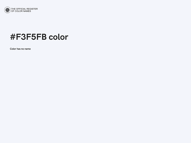 #F3F5FB color image