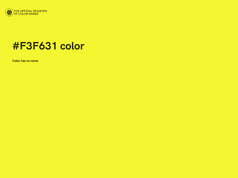 #F3F631 color image