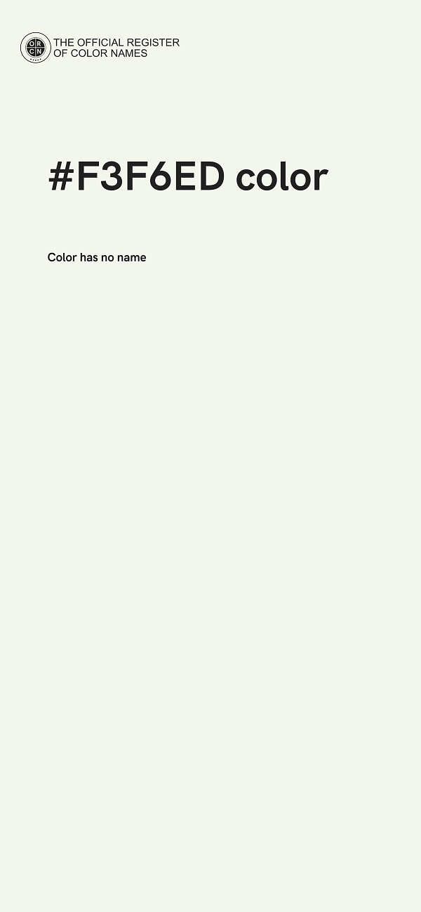 #F3F6ED color image