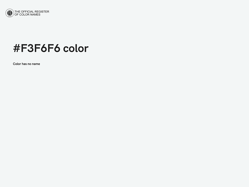 #F3F6F6 color image