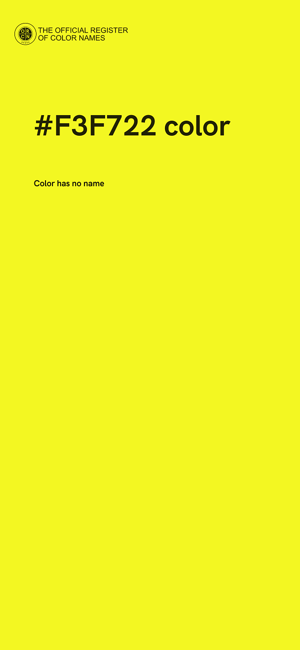 #F3F722 color image