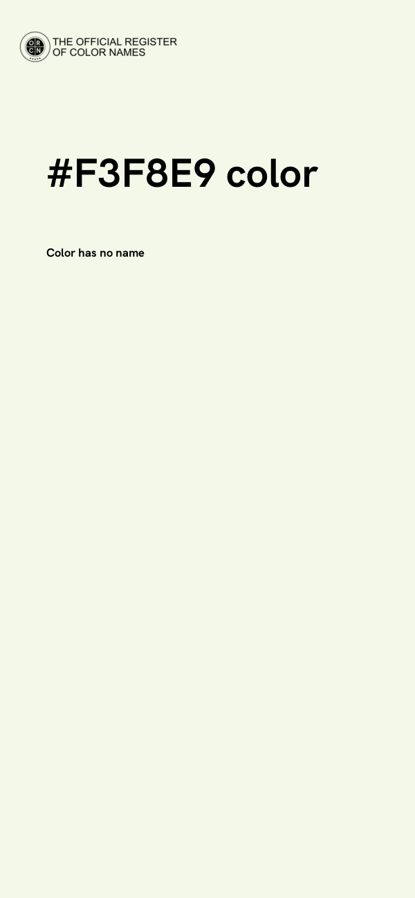 #F3F8E9 color image