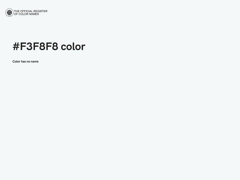 #F3F8F8 color image
