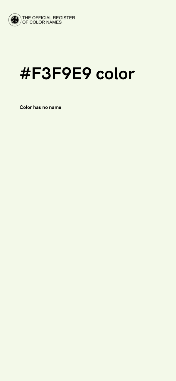 #F3F9E9 color image