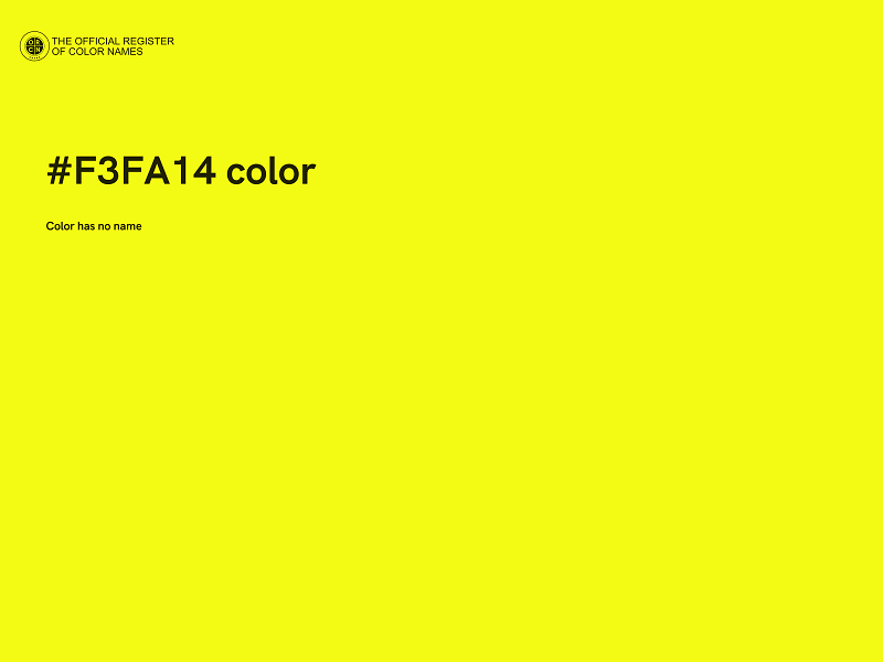 #F3FA14 color image