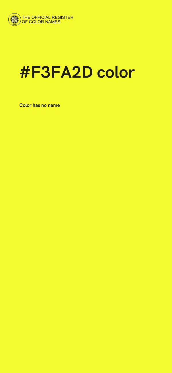 #F3FA2D color image
