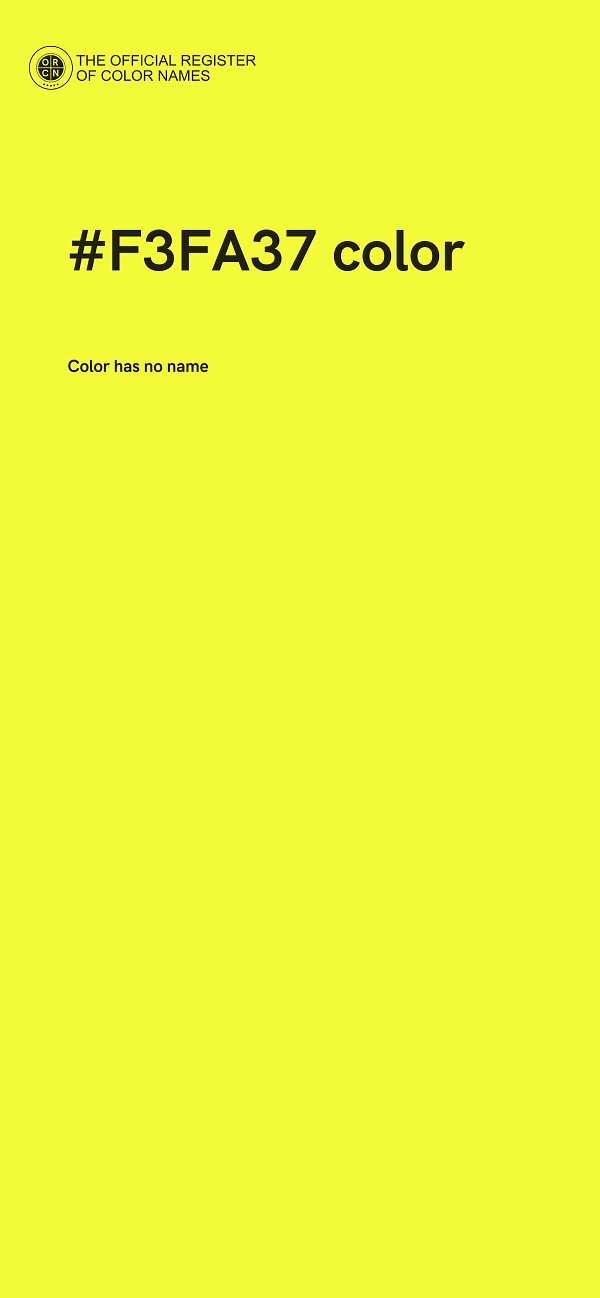 #F3FA37 color image