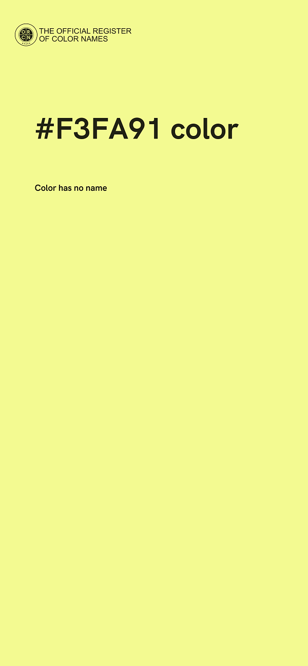 #F3FA91 color image