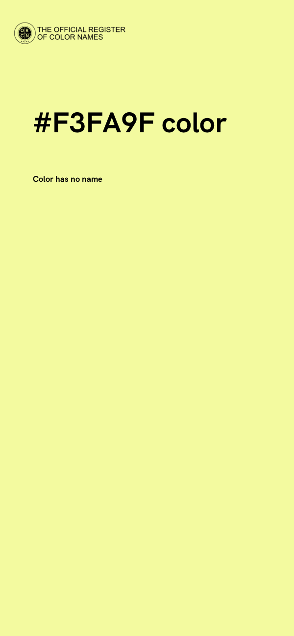 #F3FA9F color image