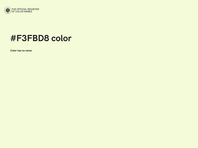 #F3FBD8 color image