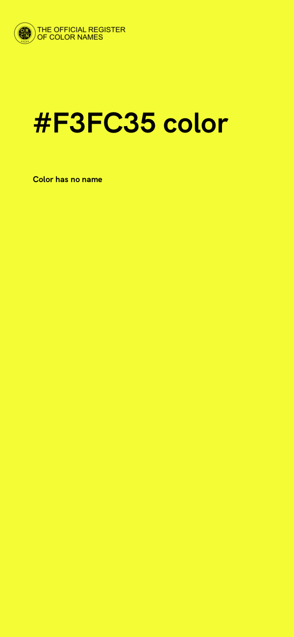 #F3FC35 color image