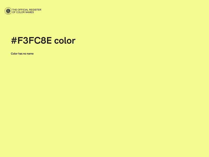 #F3FC8E color image