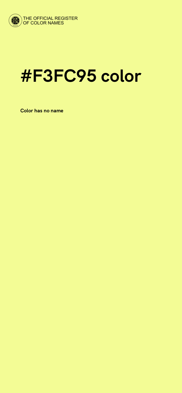 #F3FC95 color image