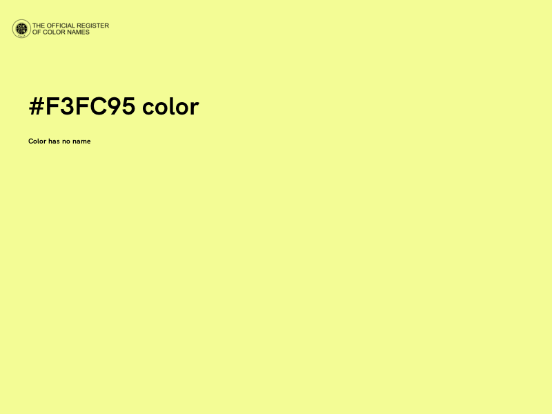 #F3FC95 color image