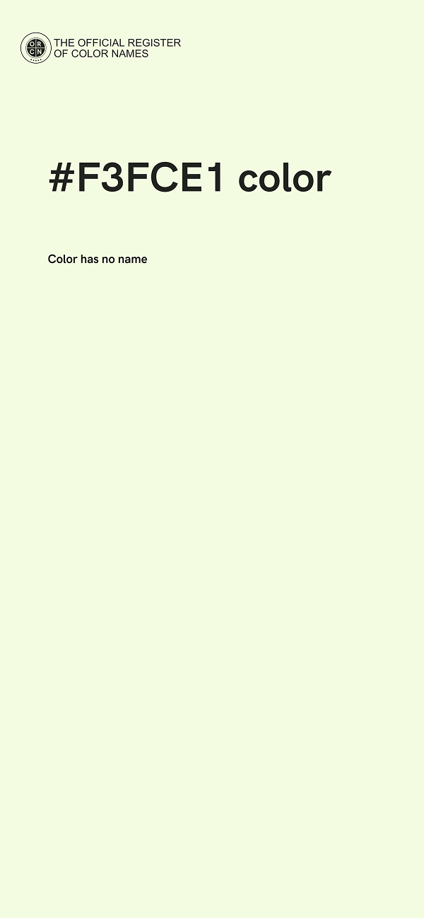 #F3FCE1 color image