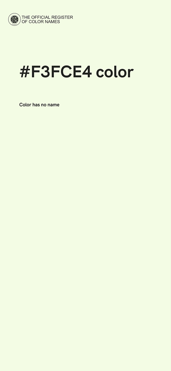 #F3FCE4 color image