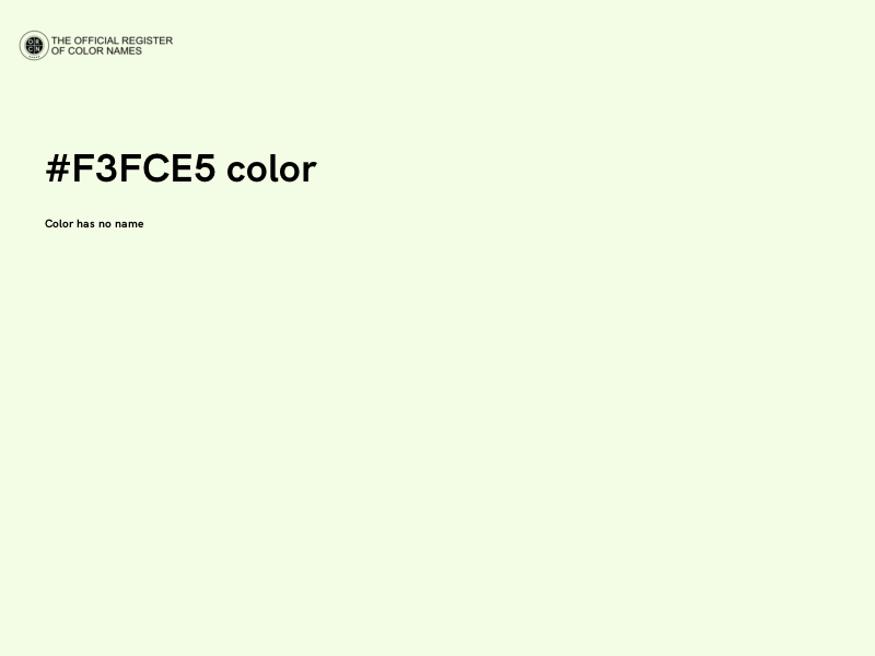 #F3FCE5 color image