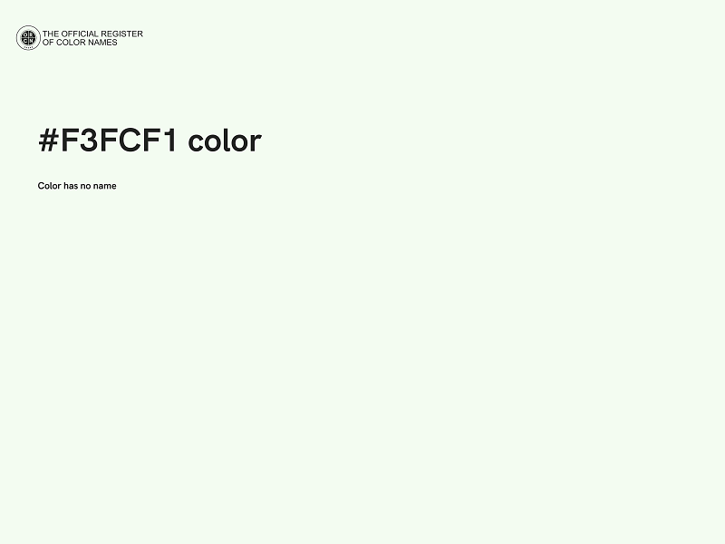 #F3FCF1 color image