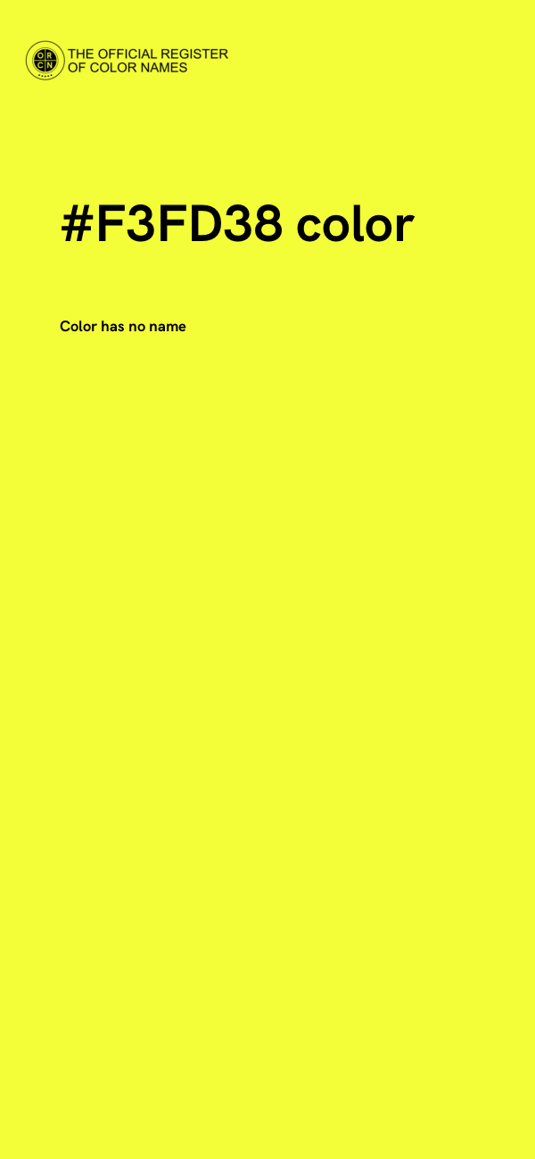 #F3FD38 color image