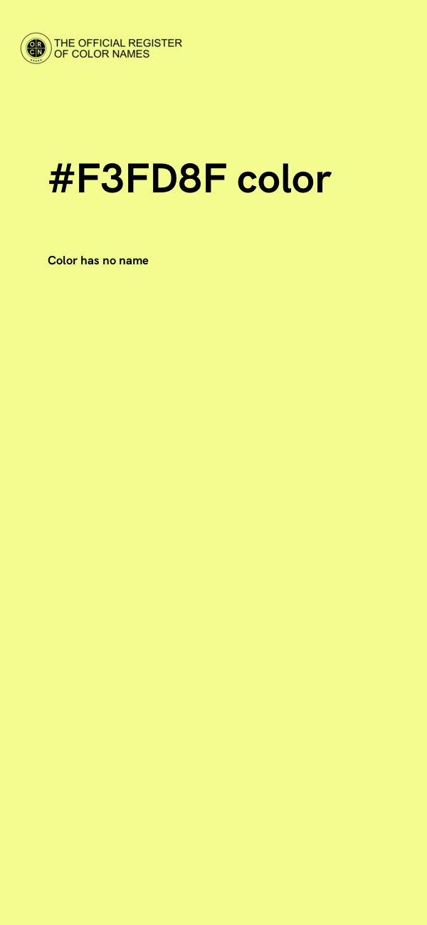 #F3FD8F color image