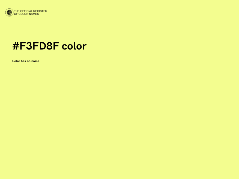 #F3FD8F color image