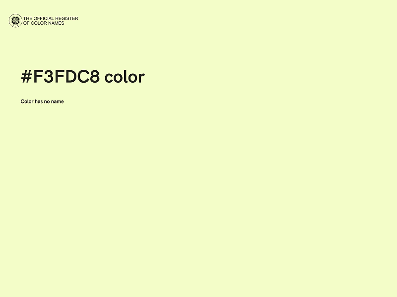 #F3FDC8 color image